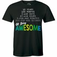 thumbnail image 1 of 10 Years Of Being Awesome Mens Birthday Present Son Nephew Top Gift T-Shirt, 1 of 4
