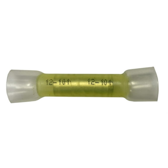 (10) Yellow 12-10GA - SES Sealed Crimp Butt Connectors, KS5-10 Heat Shrink