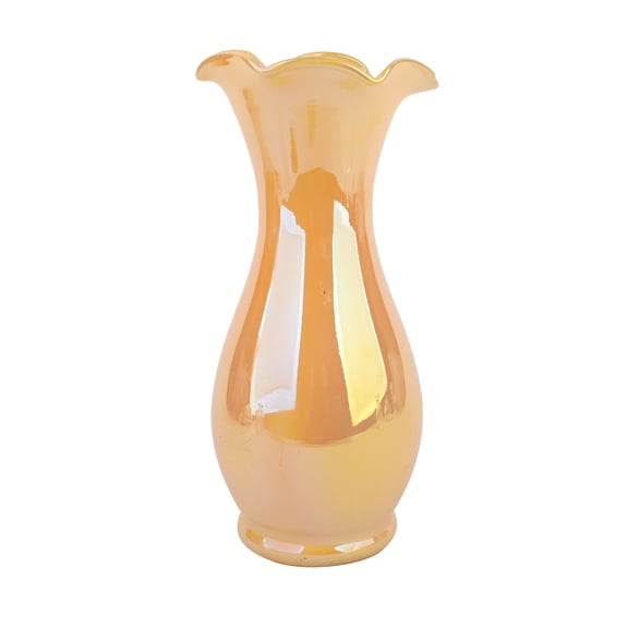 10" Yellow Iridescent Glass Vase by Ashland - Spring Home Decor