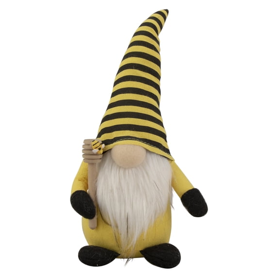 Northlight Gnome, Honey Bee Boy, Springtime, Yellow, 10 Inch
