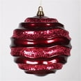 thumbnail image 1 of 10'' Burgundy Candy Glitter Wave Ball, 1 of 1