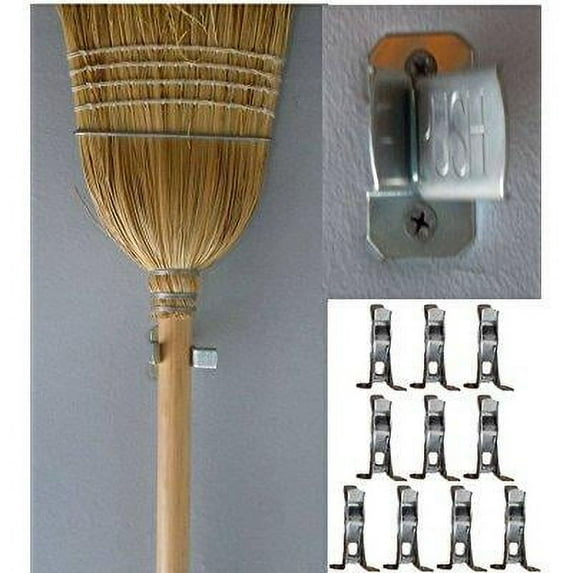 10 bulldog metal spring grip clamps, tool rack