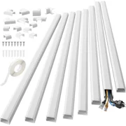 10 cable trunking set, self-adhesive,7.87*3.94in