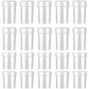 10 count 5 ml 10 count 7ml Plastic Vials Lab Plastic Frozen Test Tubes Graduated Plastic Cryovial Cryogenic Vial Tube Self