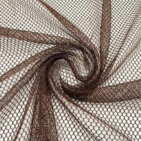 10 count Brown Stretch Weaving Nets - Flexible Triple Helix Hair Net for Sew-in Weave Styles, Soft & Breathable Mesh Fits Scalp Contour, Durable Weave Net Cap for Braiding, Salon & Use
