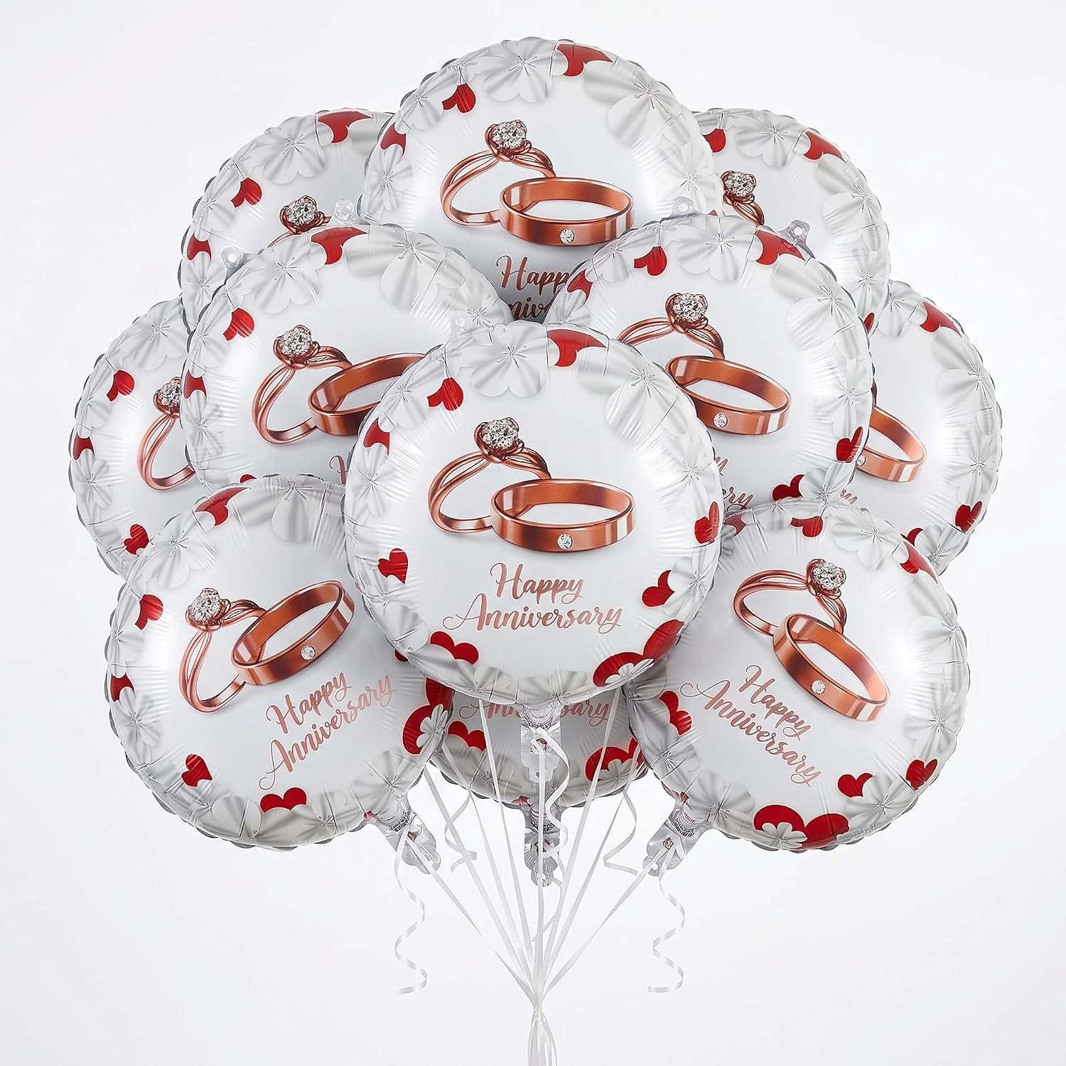 Would Sign Language Count 10 count Happy Anniversary Party Balloons Decorations - Walmart.com