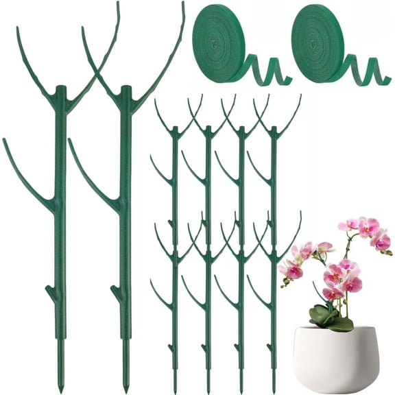 10 count Stackable Twig, Stackable  Support Stakes, Monstera  Support Structures for Indoor & Outdoor , Potted , Flower Other Climbing (, 10 , 11."L)