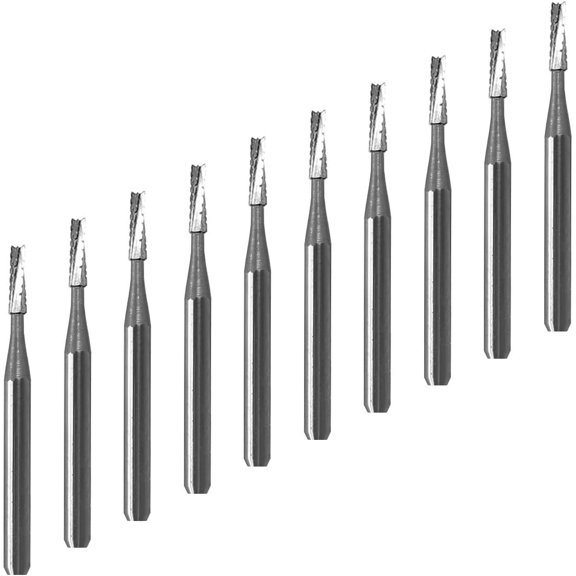 10 count Windshield Crack Repair Drill Bit Set, Tungsten Carbide Automotive Window Glass Repair Bit for Drilling Rock Chips (10PCS)