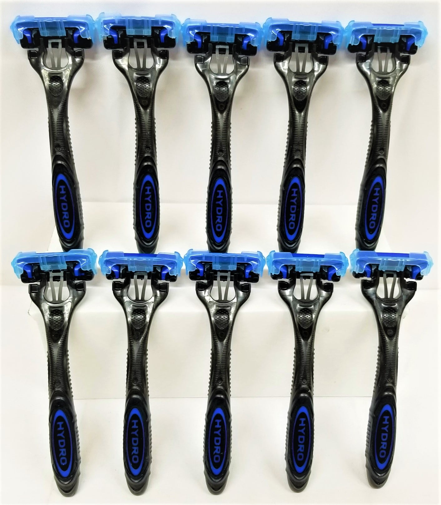 10 count of Schick Hydro5 Disposable Razors for Men with Hydrating Gel