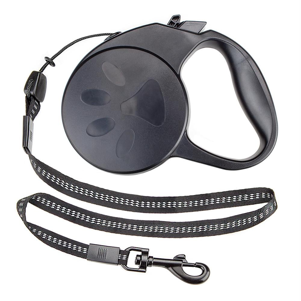 10foot Black ExtraSmall Retractable Dog Leash