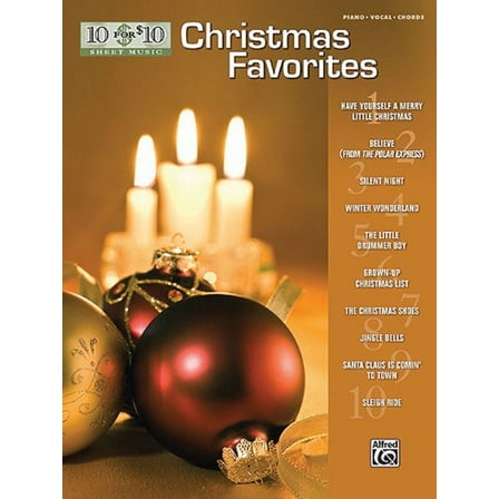 Pre-Owned Christmas Favorites: 10 for $10 Sheet Music Series (Paperback) 073905595X 9780739055953