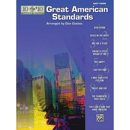 Pre-Owned 10 for 10 Sheet Music Great American Standards: Piano Solos (Paperback) by Dan Coates