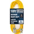 10 ft 10 Gauge Heavy Duty Extension Cord Lighted SJTW Indoor