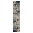 thumbnail image 1 of 10 ft. Abstract Power Loom Runner Rug, Ivory, 1 of 1