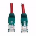 thumbnail image 1 of 10 ft. CAT5E CAT5 Molded Snagless Crossover Patch Cable, Red - 10 ft., 1 of 1
