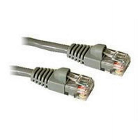 10 ft CAT5e Snagless Patch Cable Grey