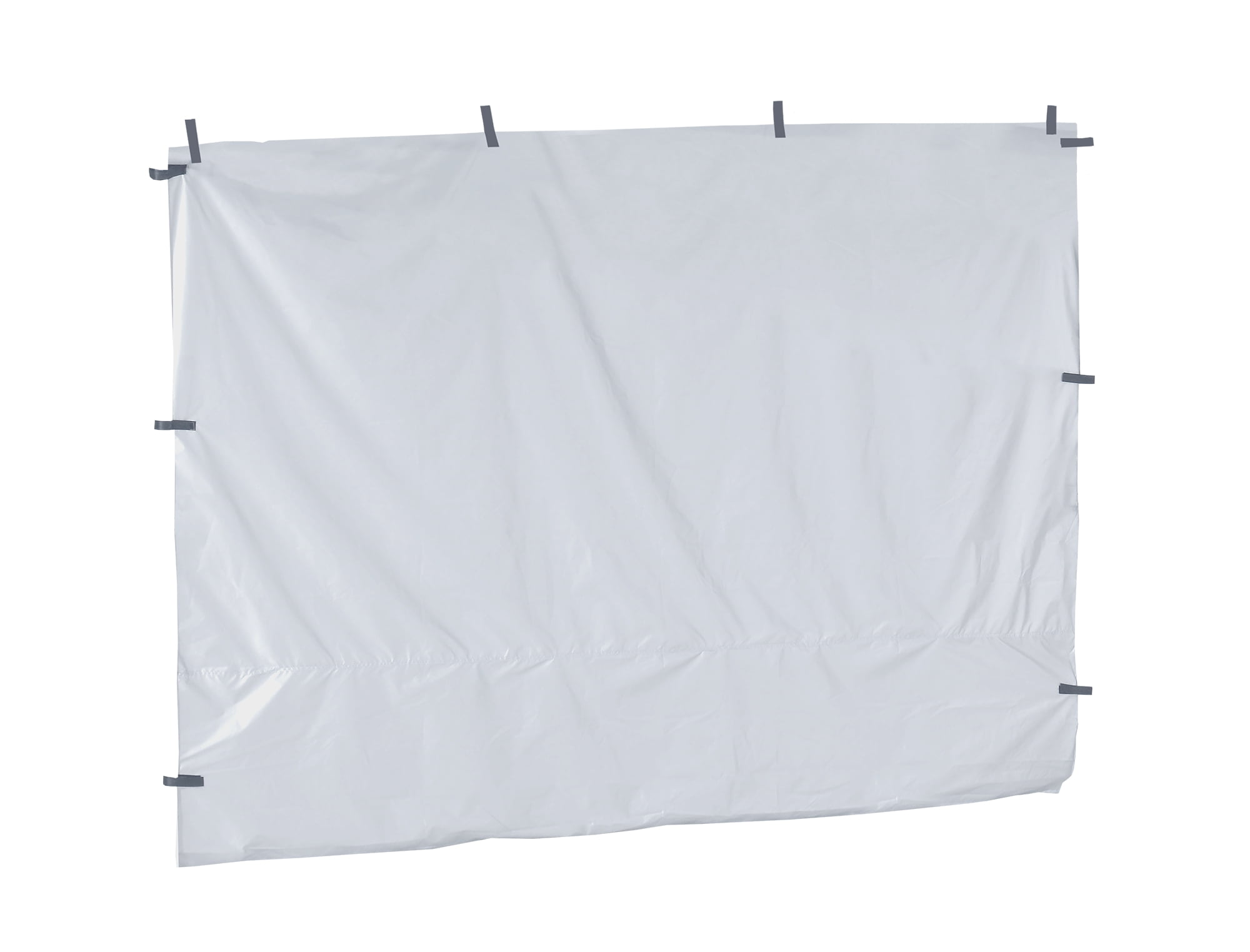 White Polyester Hook-and-Loop Canopy Side Wall Panel