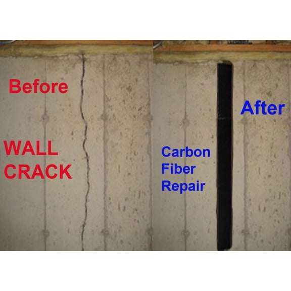 10 ft-Carbon Fiber-Basement Wall Crack Repair Kit