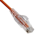 thumbnail image 1 of 10 ft. Cat6a Orange Slim Ethernet Patch Cable with Pure Copper & Snagless Molded Boot, 1 of 1