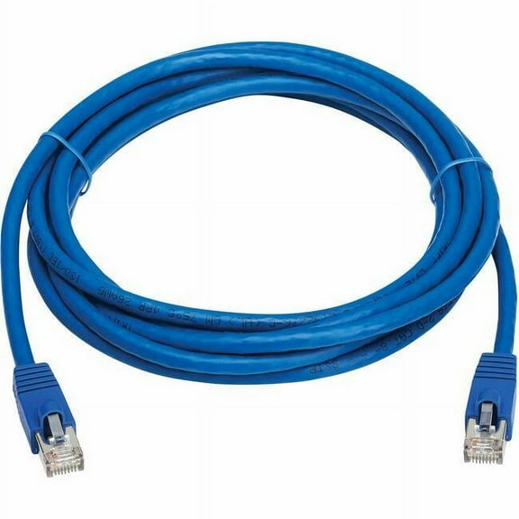 10 ft. Cat8 40G Snagless SSTP Ethernet Cable - PoE, Blue