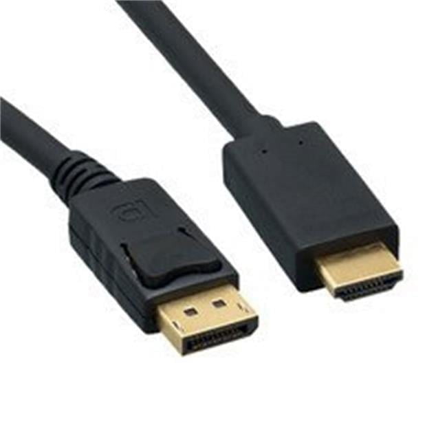 10 ft. DisplayPort to HDMI Cable - DisplayPort Male to HDMI Male, Black