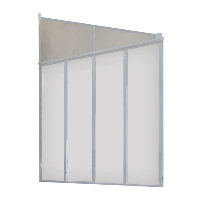 10 ft. Feria Patio Cover Sidewall Kit, Gray