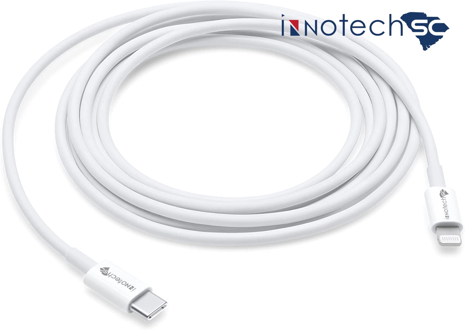 10 ft For Lighting Charger 1 Pack, Lightning to USB Cable 10 Foot, Long Fast Compatible for iPhone Charging Cables Cord for iPhone 13 Pro Max/12 Mini/11/XR/Xs with fast data transmission.