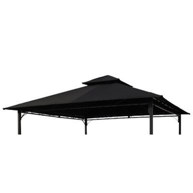 Black Polyester Replacement Canopy for 10 Ft Gazebo