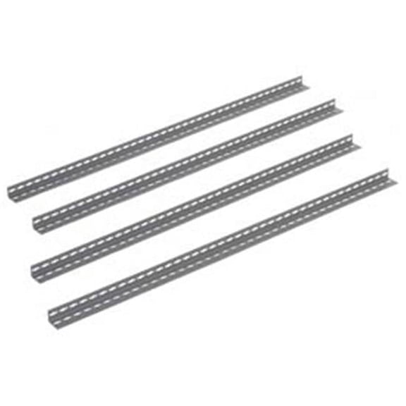 10 ft. High Gray Angle Post Bulk Rack, Set of 4