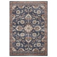 thumbnail image 1 of 10 ft. Navy Blue Floral Power Loom Runner Area Rug with Fringe, 1 of 1