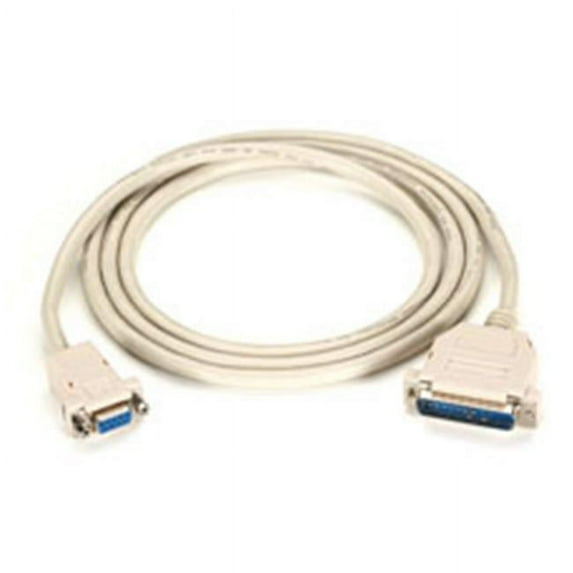 10 ft. Premium AT Modem Cable, DB9 Female & DB25 Male