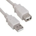 thumbnail image 1 of 10 ft. USB 2.0 A Male to A Female Extension Cable, White, 1 of 1