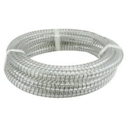 10 ft x 1/4 ID Steel Wire Suction PVC Flexible Tubing High Pressure Heavy Duty UV Chemical Resistant Vinyl Hose