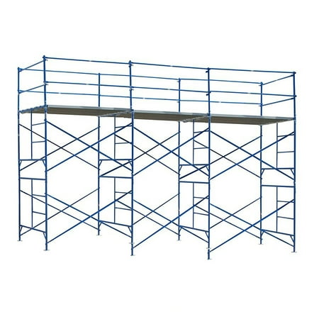 10 ft. x 21 ft. x 5 ft. 2-Story Commercial Grade Steel Scaffold 1,500 lb. Load Capacity