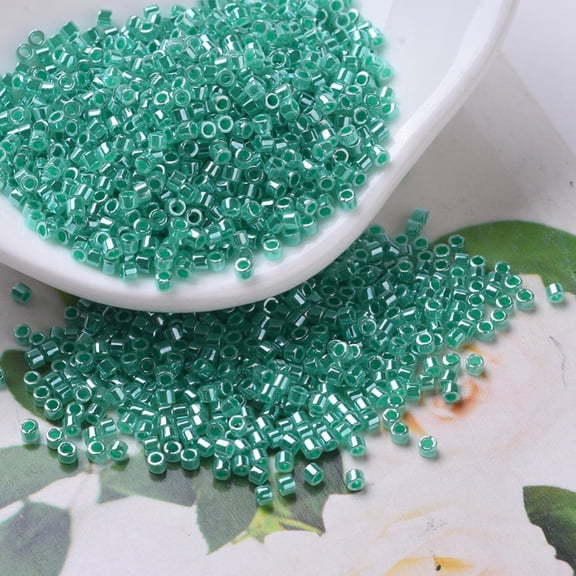10 g MIYUKI Delica Beads Cylinder Japanese Seed Beads 11/0 (DB0238) Aqua Green Ceylon 1.3x1.6mm Hole: 0.8mm 2000pcs/10g