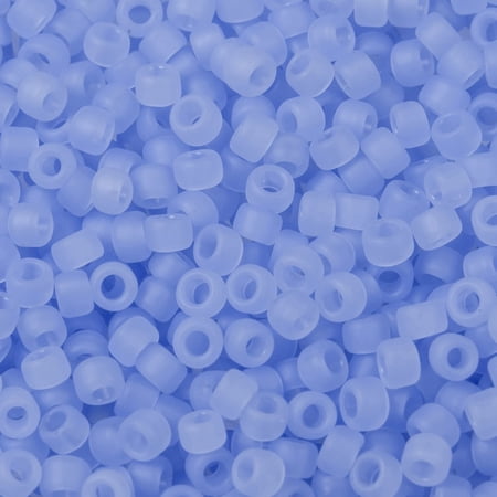 10 g TOHO Round Seed Beads Japanese Seed Beads Frosted (146F) Ceylon Frost Glacier 8/0 3mm Hole: 1mm 222pcs/10g