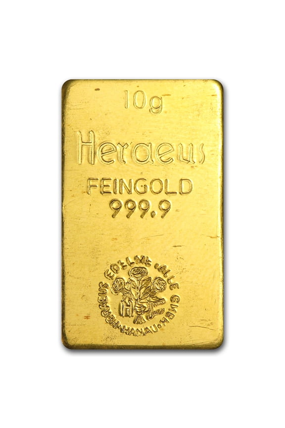 10 gram Gold Bar - Argor-Heraeus (Stamped)