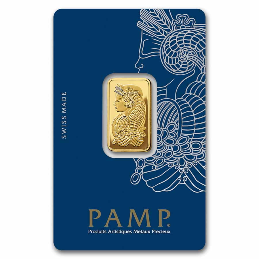 PAMP SUISSE 10 gram Gold Bar - Lady Fortuna Veriscan (In Assay)