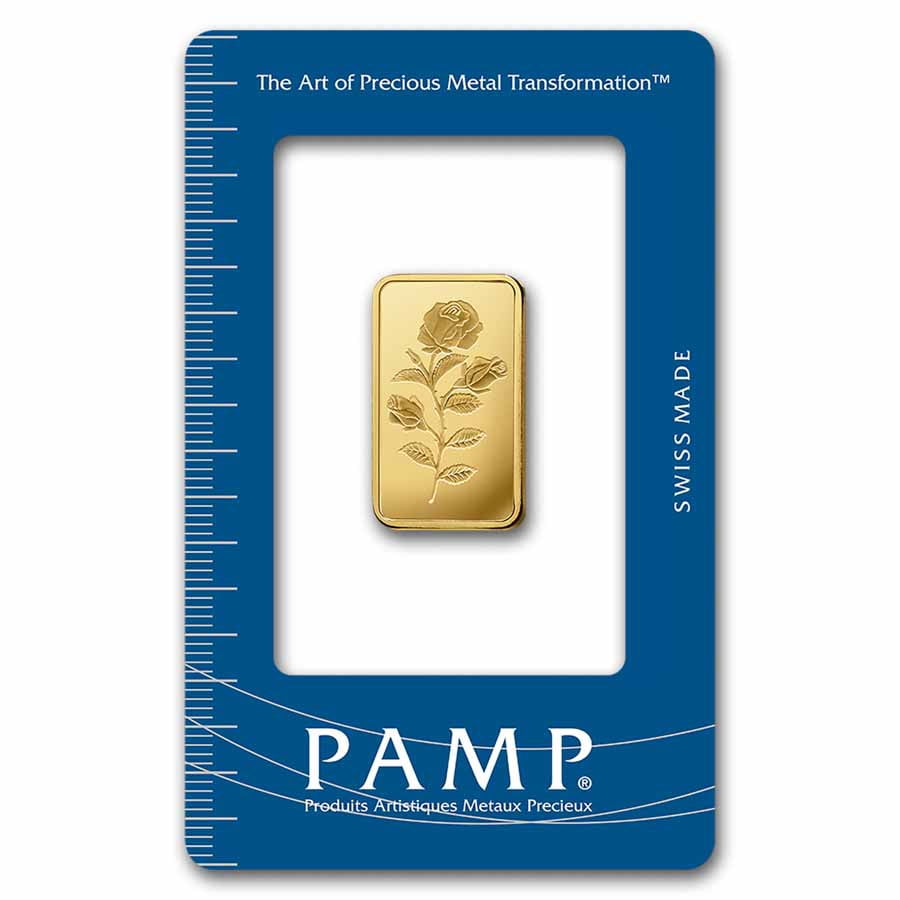 10 gram Gold Bar - PAMP Suisse Rosa (In Assay)
