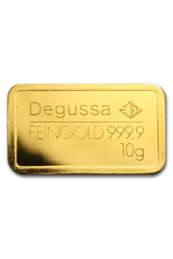 10 gram Gold Bar - (Pressed)