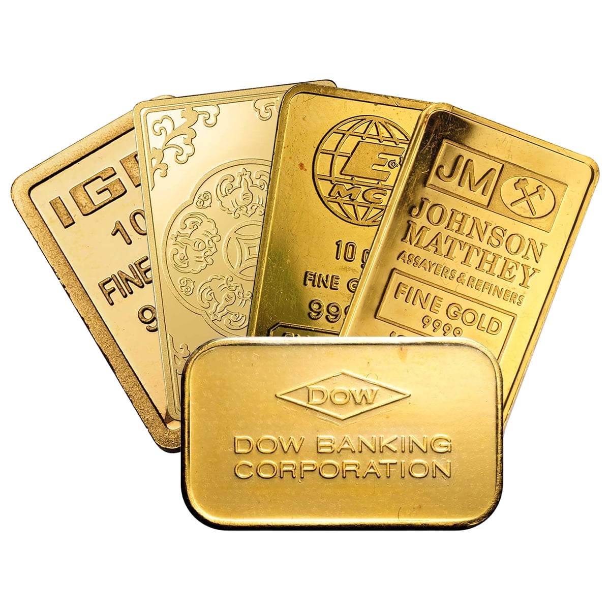 10 gram Gold Bar - Random Design