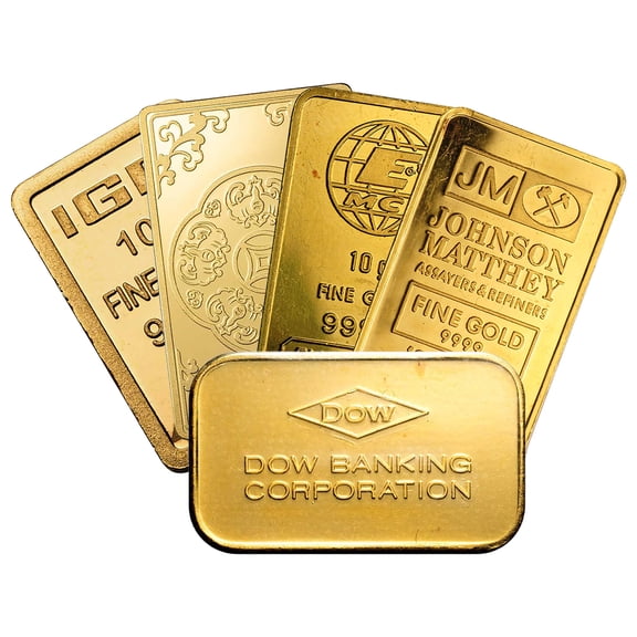 10 gram Gold Bar - Random Design
