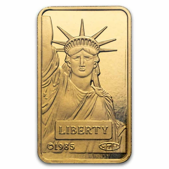 10 gram Gold Bar - Statue of Liberty