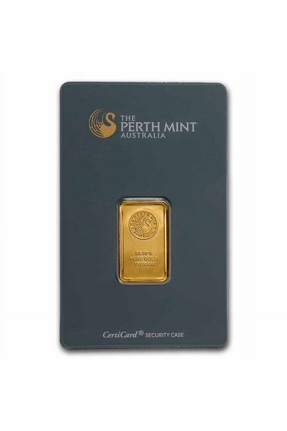 10 gram Gold Bar - The Perth Mint (In Assay, CertiCard)