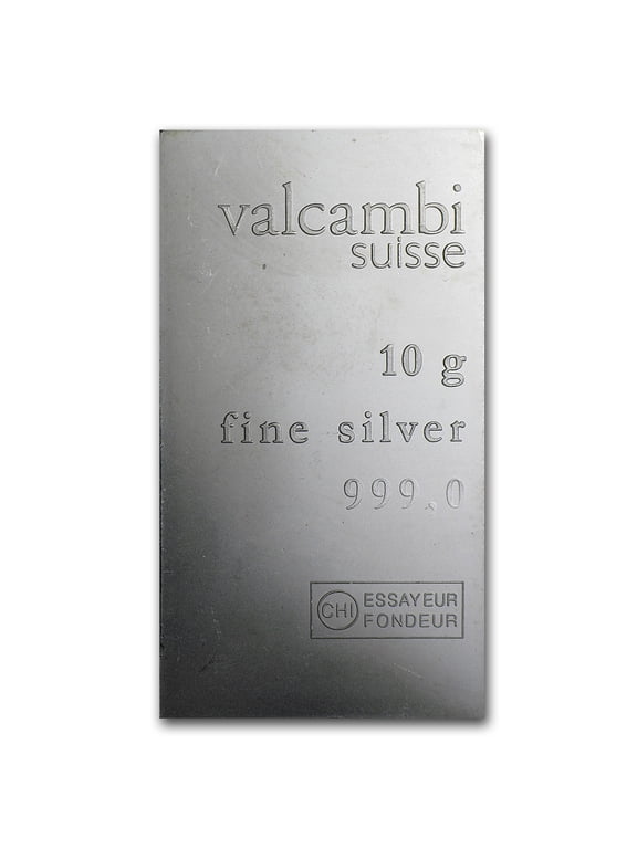 10 gram Silver Bar - Valcambi