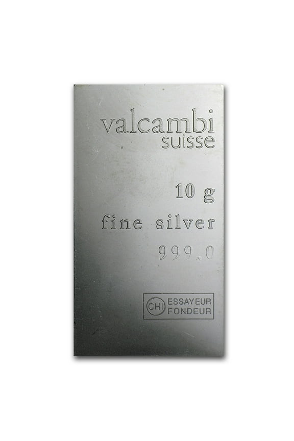 10 gram Silver Bar - Valcambi