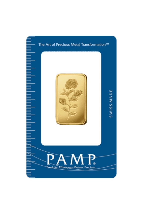 Gold Bar Rosa Series 10 Grams .9999 Fine