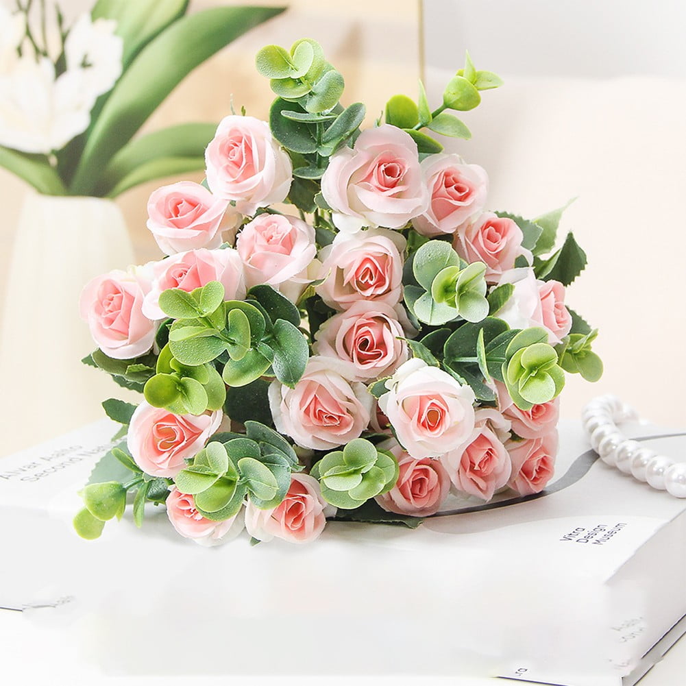 10 heads Artificial flowers Wedding Bouquet Home Decoration Artificial ...