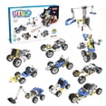 thumbnail image 1 of 10-in-1 Building Block Set for Kids: An Educational Racing and Construction Science Kit for Boys and Girls—A Creative and Fun Birthday Gift, 1 of 5
