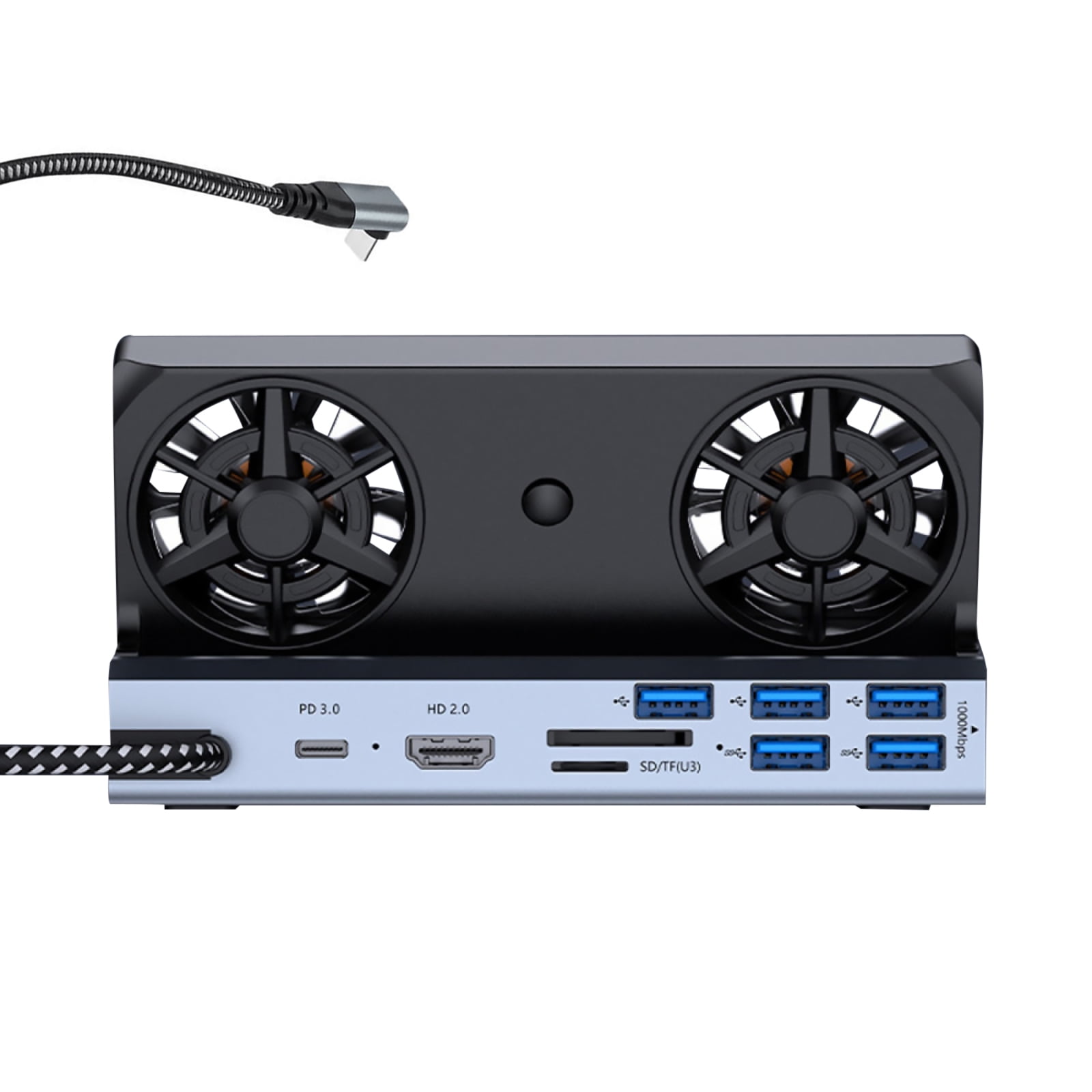 10 in 1 Docking Station Charging Dock With Dual Cooling Fan HDMI for Steam Deck TAPDRA Spare Part